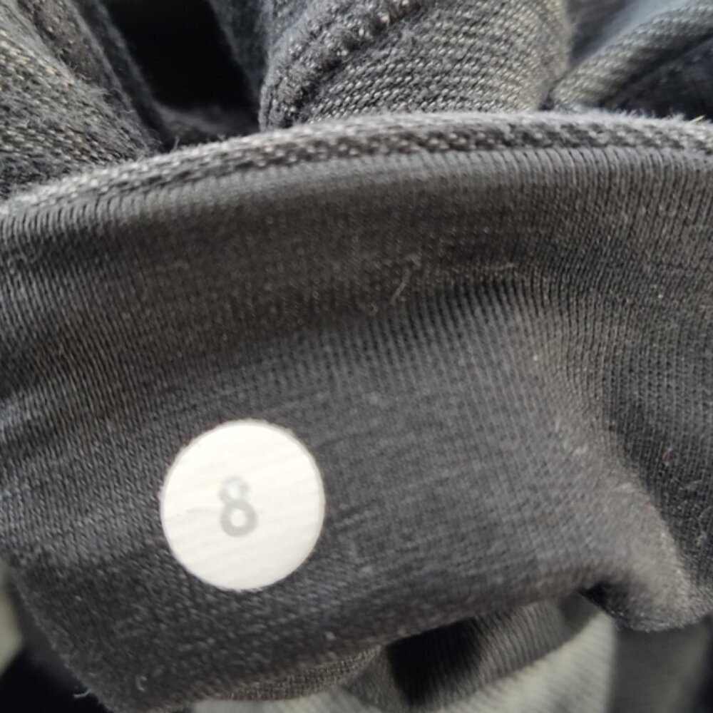 Lululemon Riding Crop pants Slub Denim Gray 8 Crops - Picture 4 of 5